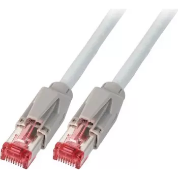 EFB Elektronik RJ45 patch kabel Cat.6A S/FTP LSZH Dätwyler 7702 TM21 sivi 50m