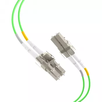 EFB Duplex patch kabel LC-LC OM5 1,5m LSZH 2mm limetno zelena
