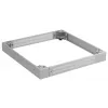 EFB Elektronik PRO Series Plinth 800x800 mm, Height 100 mm, Perforated, Light Grey (RAL 7035)
