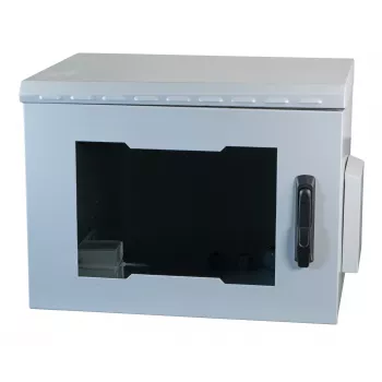 EFB Elektronik 19 inch zidni ormar IP55 9U staklena vrata dubina 600 mm RAL7035