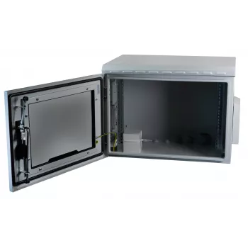 EFB Elektronik 19 inch zidni ormar IP55 9U staklena vrata dubina 600 mm RAL7035