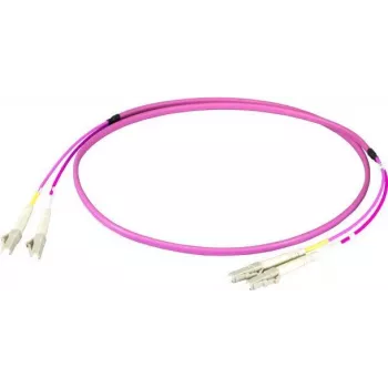 EFB Elektronik dupleks kabel LC-LC 50/125 µm OM4 LSZH Erika Violet Flat Twin 3x5mm 25m