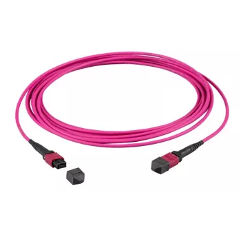EFB Elektronik MTP Female na MTP Female 12-vlakana OM4 patch kabel, LSZH, erikaviolet, tip A, 5m