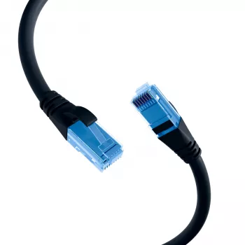 EFB K8109SW.1.5 patch kabel U/UTP Cat.6A 1,5 m crni