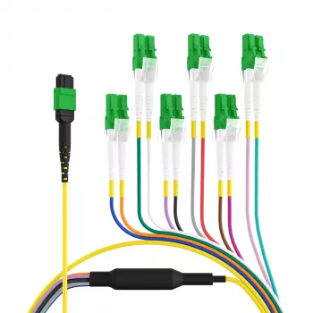 EFB Elektronik MTPF12LCAPC-1 - 1 m - OS2 - MTP - 12x LC optički breakout kabel