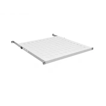 EFB Elektronik 19 inch 0.5U fiksna polica, podesiva dubina 950-1050 mm, nosivost 70 kg, za dubinu ormarića 1200 mm, RAL 7035 svijetlo siva