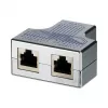 EFB Elektronik T-modularni adapter RJ45 utičnica/2x utičnica 1:1 oklopljen