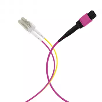 EFB ELEKTRONIK MPO-PLUS(F)-LC trunk kabel OM4 8 vlakana tip B LSZH ljubičasta 5m