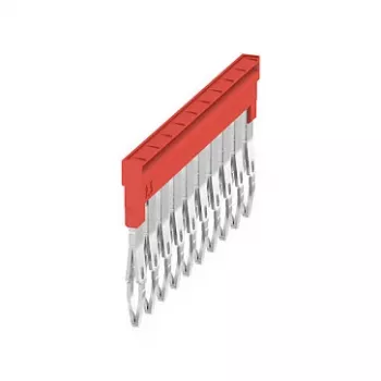 Weidmüller ZQV 1.5N/10 RD poprečni spojnik, 10-polni, 1,5 mm², crveni, Wemid, 20 komada