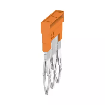Weidmüller ZQV 2.5N 3 poprečni spojnik, A-serija, 2,5 mm², 3-polni, narančasti