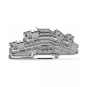 WAGO 2003-6642 prolazna stezaljka, TOPJOB® S, 2-vodička, 4 mm², siva, 800 V, 24 A