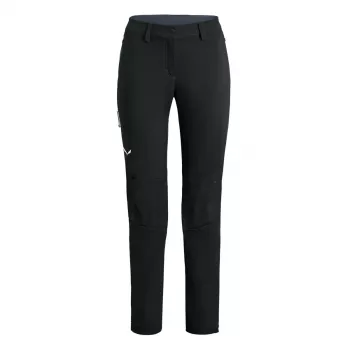 Salewa ženske softshell hlače Puez Orval 2 DST Pant, Black Out, veličina L