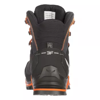 SALEWA MTN Trainer Mid GTX Hiking Boots - Asphalt/Fluo Orange - UK 10.5 (EU 45)
