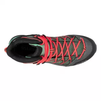 Salewa Mountain Trainer Lite Mid GTX ženske planinarske cipele - Cactus/Fluo Coral - EU 40.5