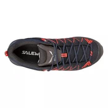 Salewa Mountain Trainer Lite Women's Approach Shoes - Premium Navy/Fluo Coral, Size 38