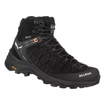 Salewa ženske planinarske cipele Alp Trainer 2 Mid GTX, crne/crne, UK 7 (EU 40,5)
