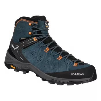 SALEWA Alp Trainer 2 Mid GTX planinarske cipele - Dark Denim / Fluo Orange - UK 9 (EU 43)