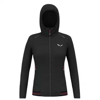 Salewa Pedroc PL jakna s kapuljačom za žene, Black Out, XS