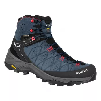 SALEWA Alp Trainer 2 Mid GTX ženske planinarske cipele - Java Blue/Fluo Coral - UK 6 (EU 39)