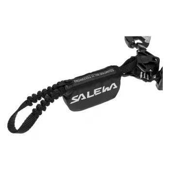SALEWA Ergo Lanyard zip-black uvlačivi lanyard