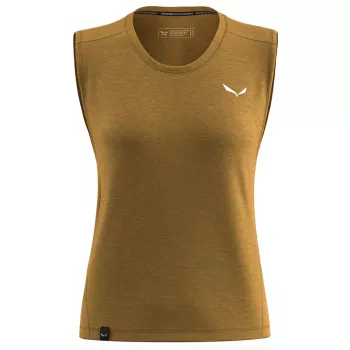 Salewa Eagle Minilogo AM tank top - Golden Brown - veličina M