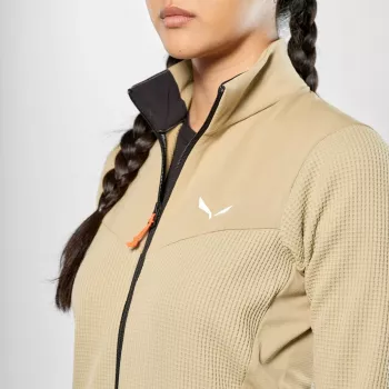 Salewa Puez Waffle Hybrid PL jakna ženska Quicksand M