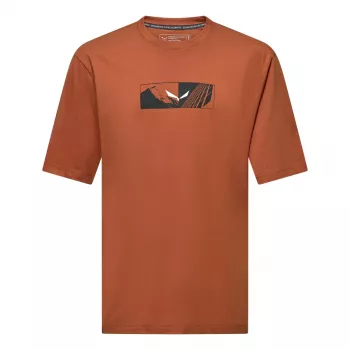 Salewa Eagle Hybrid Loose majica - Coffee Brown, veličina L