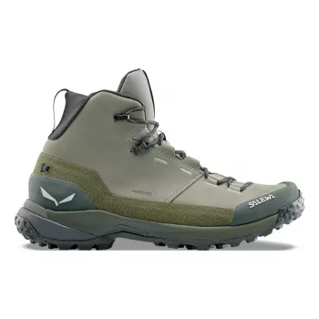 SALEWA Puez Leather Mid PTX planinarske cipele Shadow Dark Olive EU 43