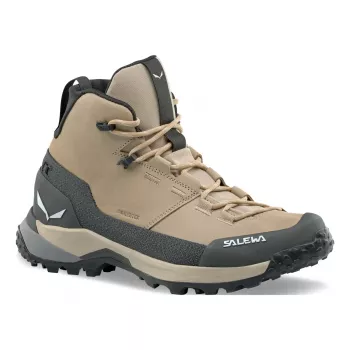 SALEWA Puez Leather Mid PTX ženske planinarske cipele Onyx UK 5,5