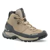 SALEWA Puez Leather Mid PTX ženske cipele Quicksand Onyx UK