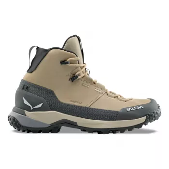 SALEWA Puez Leather Mid PTX ženske cipele Quicksand Onyx UK