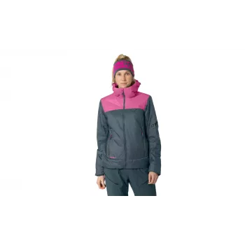 SALEWA Dynafit Radical PRL Hood ženska izolirana jakna - Magenta, veličina S