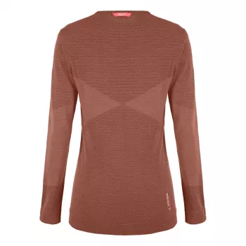 Salewa Zebru Medium Warm AMR L/S Tee ženski - Etruscan Red, veličina M