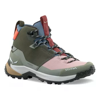 Salewa Puez 2 Mid PTX planinarske cipele za žene, Dark Olive/Shadow, UK 6 (EU 39)