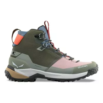 Salewa Puez 2 Mid PTX planinarske cipele za žene, Dark Olive/Shadow, UK 6 (EU 39)