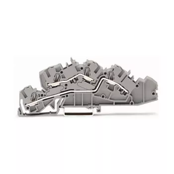 WAGO 2005-7642 prolazna stezaljka, 4 mm², 32 A, 400 V, siva, CAGE CLAMP