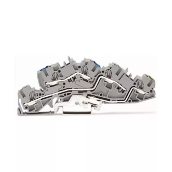 WAGO 2005-7646 prolazna stezaljka, 3-vodička, 400V, 24A, 2.5mm², siva