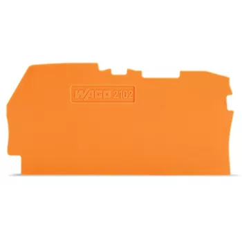 WAGO 2102-1292 završna i međuploča, 0,8 mm, narančasta