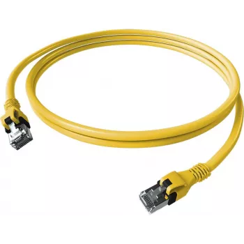 EasyLan saCon DualBoot Patch kabel S/FTP žuti 5,00m Cat.6A