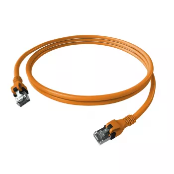 EasyLan saCon DualBoot Patch kabel S/FTP narančasti 5,00m Cat.6A
