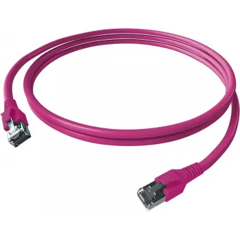 EasyLan FlexBoot Cat.6A S/FTP patch kabel, ljubičasti, 3,0 m