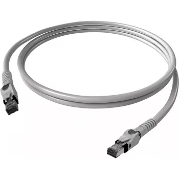 EASYLAN VarioBoot Cat.6A S/FTP patch kabel sivi 10m