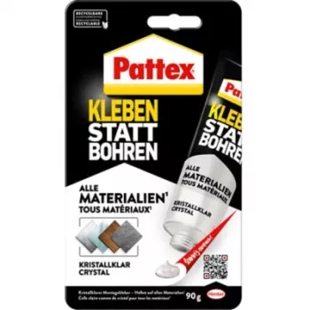 Pattex univerzalno ljepilo umjesto bušenja Crystal Clear PKBC1 90g