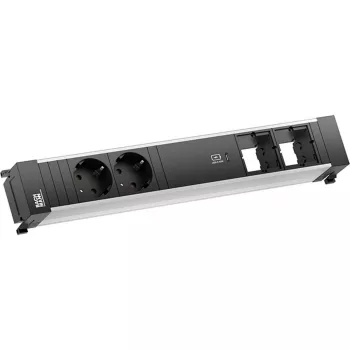 Bachmann POWER FRAME 2x Schuko utičnice 1x USB-C punjač 2x CM utora 0,2m GST18