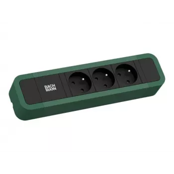 Bachmann PRIMO 2 3xUTE 2,0m 350.224 CEE 7/7 RAL 6028 borova zelena produžni kabel