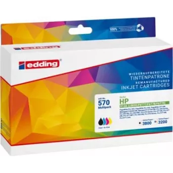 EDDING tintna patrona 18-570 kompatibilna s HP 913A crna/cijan/magenta/žuta 4 komada