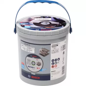 BOSCH POWERTOOLS PRO rezna ploča za nehrđajući čelik i metal, Ø 125 mm, 100 komada u kanti (provrt 22,23 mm, WA 60 T BF)