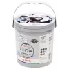BOSCH Cutting Disc for Stainless Steel and Metal, Ø 125 mm, 100 Pieces in Bucket (Bore 22.23 mm, A 60 T BF)
