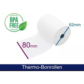 ARTDEV Thermal Paper Roll 80 mm x 50 m - 1 Roll Pack