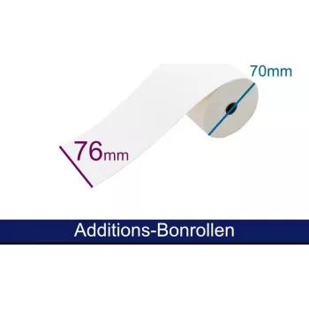 ARTDEV dvoslojna rola samokopirnog papira 76mm x 25m bijelo/žuta za iglične pisače